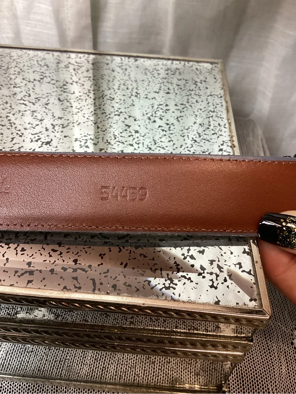 NWT Torino Leather Co. Grey Suede Men’s Belt; size: 36